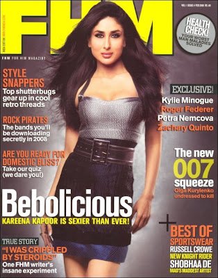 FHM India cover February 2008 – Kareena Kapoor