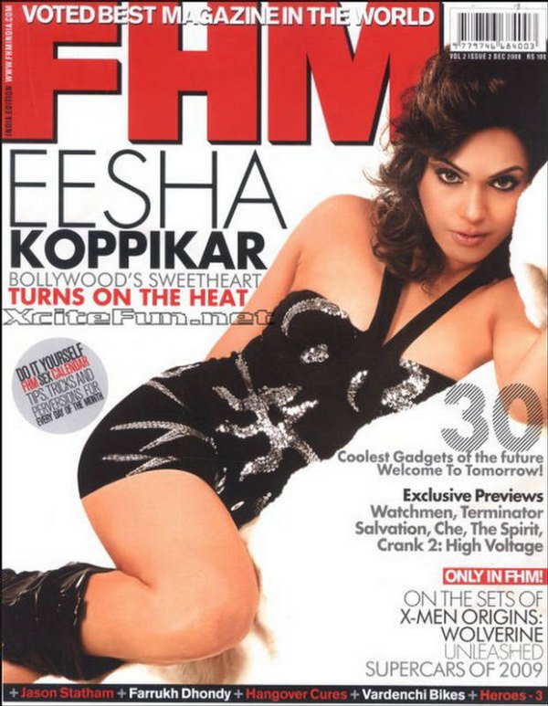 FHM India cover December 2008 – Eesha Koppikar
