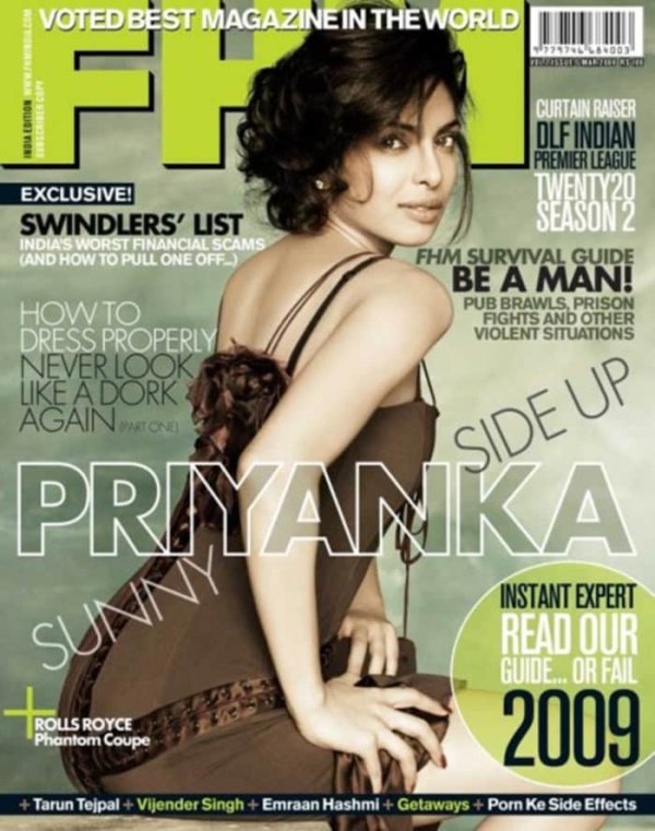 FHM India cover March 2009 – Priyanka Chopra