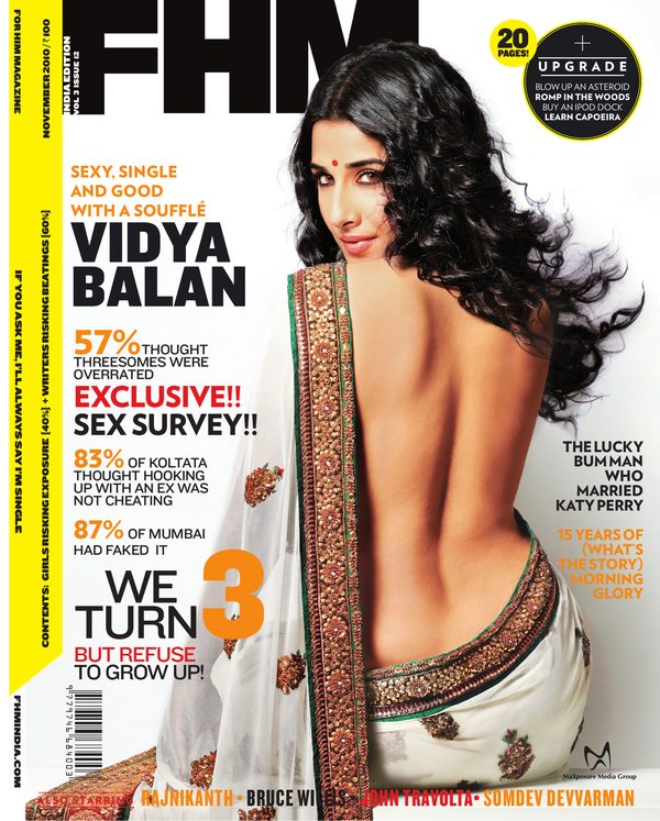 FHM India cover November 2010 – Vidya Balan