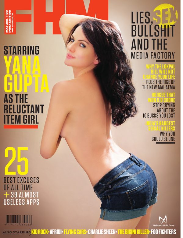 FHM India cover May 2011 – Yana Gupta