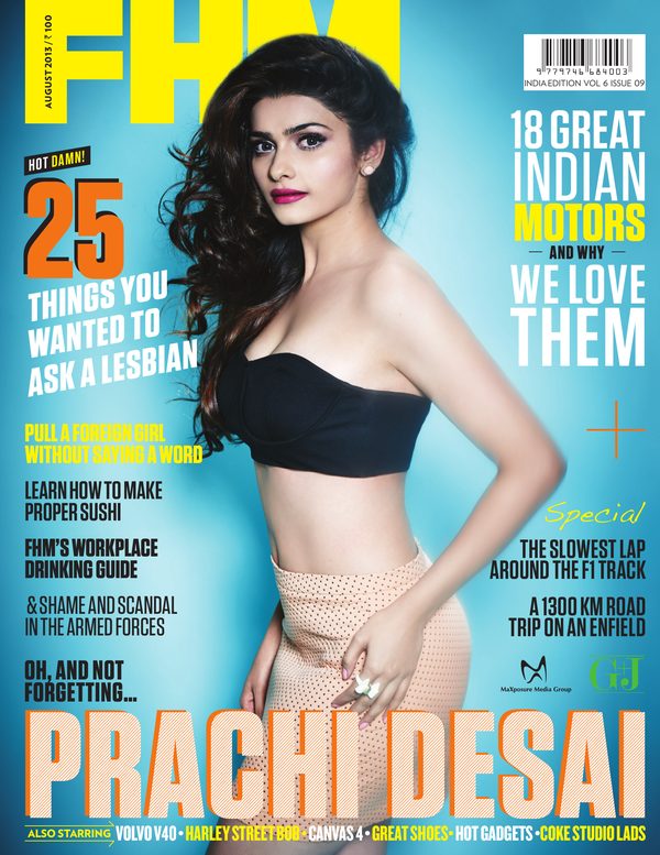 FHM India cover August 2013 – Prachi Desai