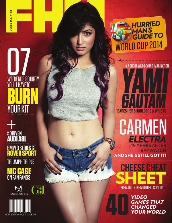 FHM India cover June 2014 – Yami Gautam