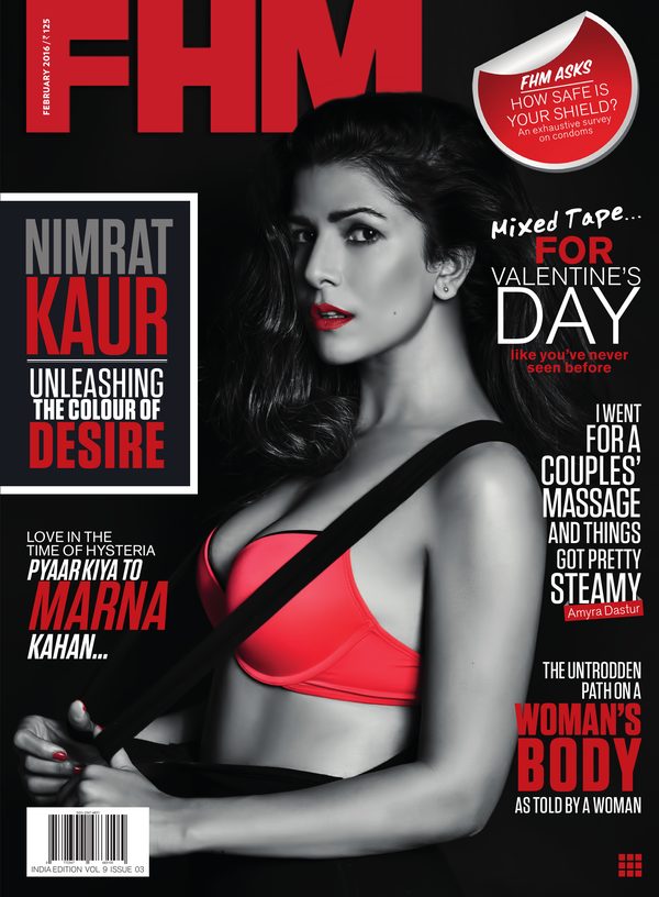 FHM India cover February 2016 – Nimrat Kaur