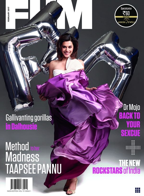 FHM India cover February 2017 – Taapsee Pannu