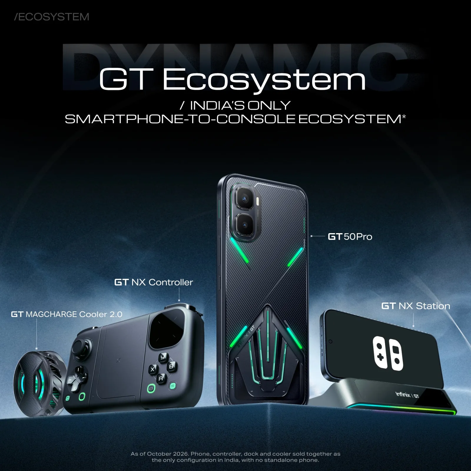 Infinix GT 50 Pro with its GT gaming accessories