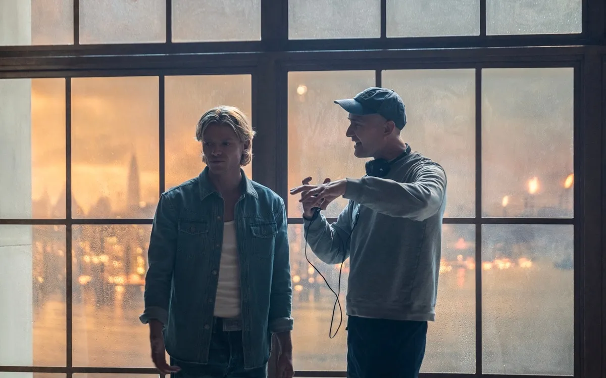 Still from Clayface showing the film's Gotham City