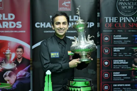 Pankaj Advani wins World Billiards Championship again; Shruthi L makes it three in a row