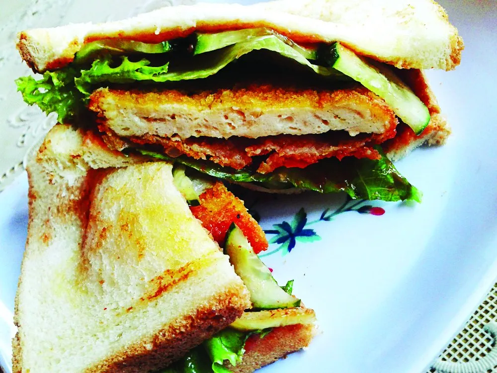 Spicy Veg Cheese Sandwich – Something spicy