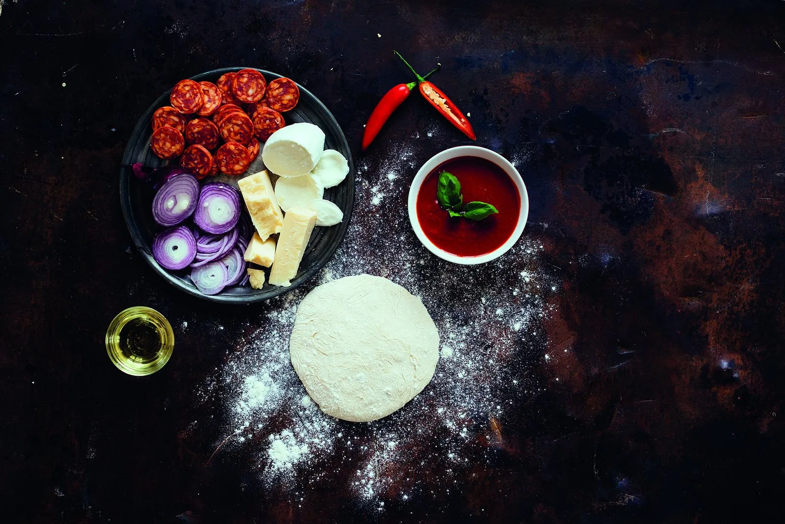 The no-messing frying-pan pizza