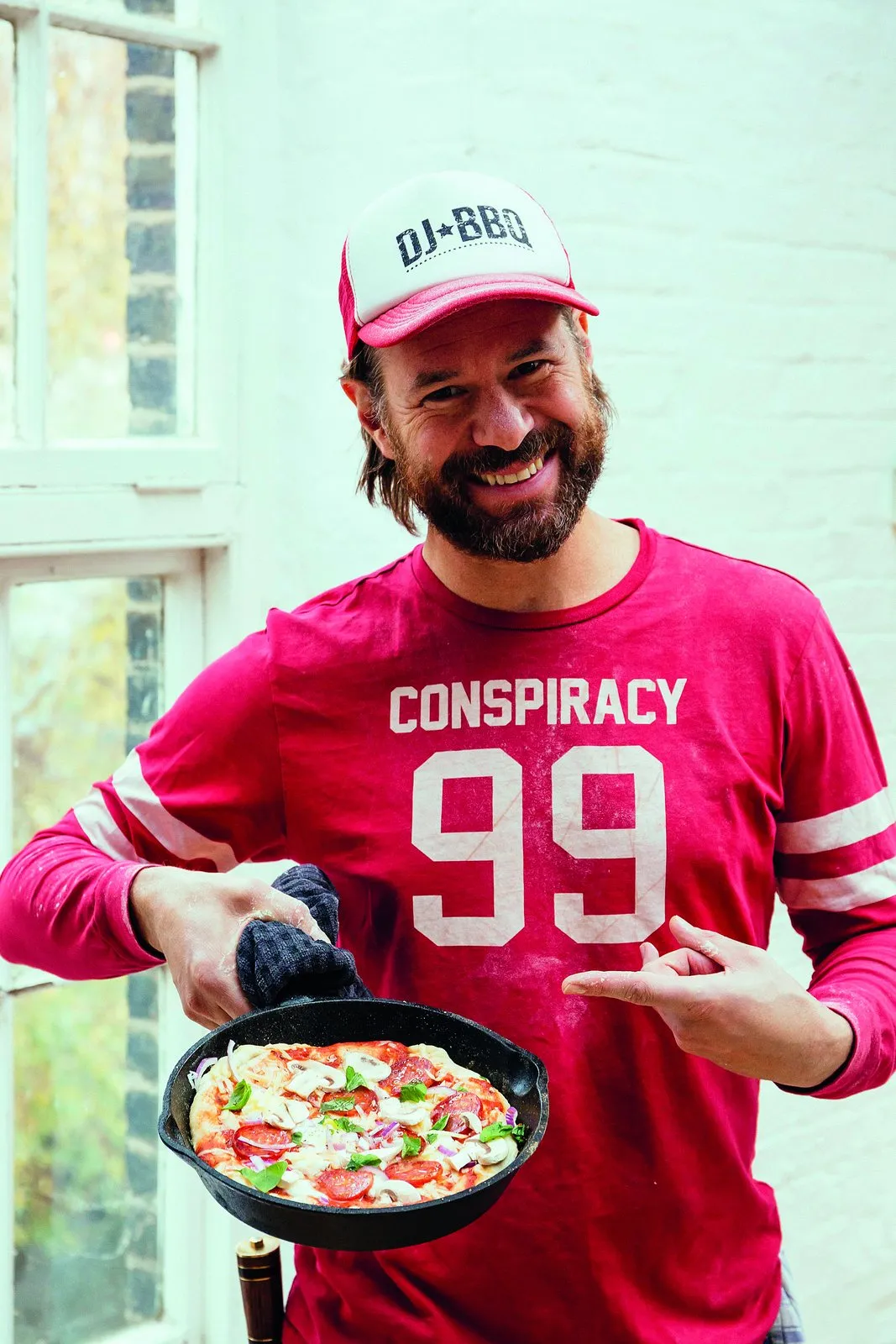 The no-messing frying-pan pizza