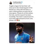 Hardik Pandya Ruled Out from World Cup 2023, ICC Confirmed.