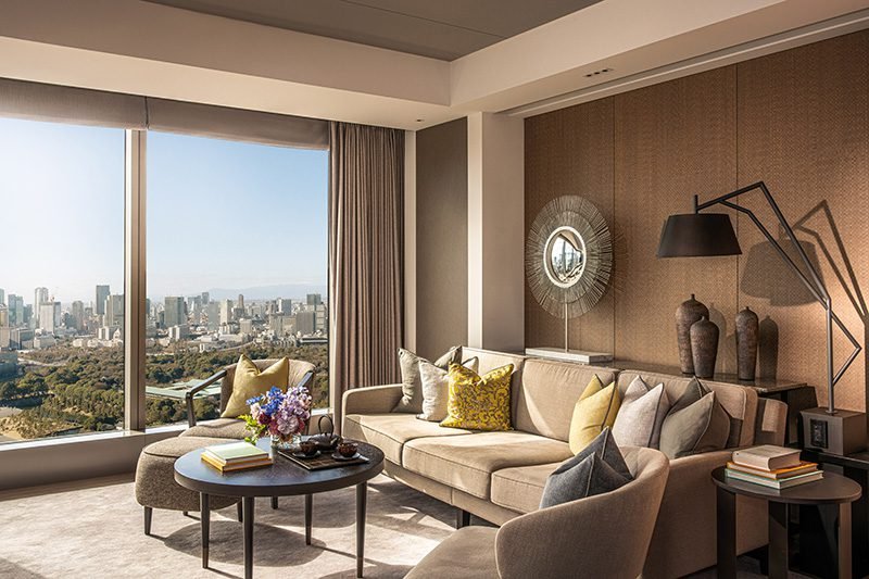 Otemachi Suite_ refined comfort with Imperial Garden views_