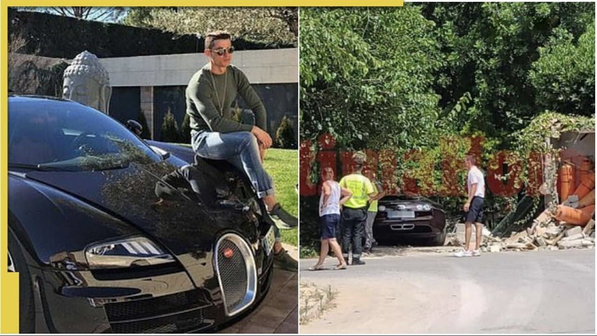 Cristiano Ronaldo’s Bugatti Veyron smashed by his employee in Spain