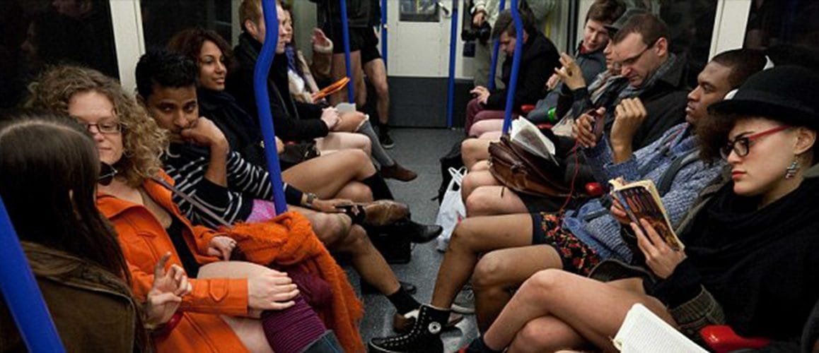 Londoners Are Ditching Their Pants For No Trousers Tube Ride Event